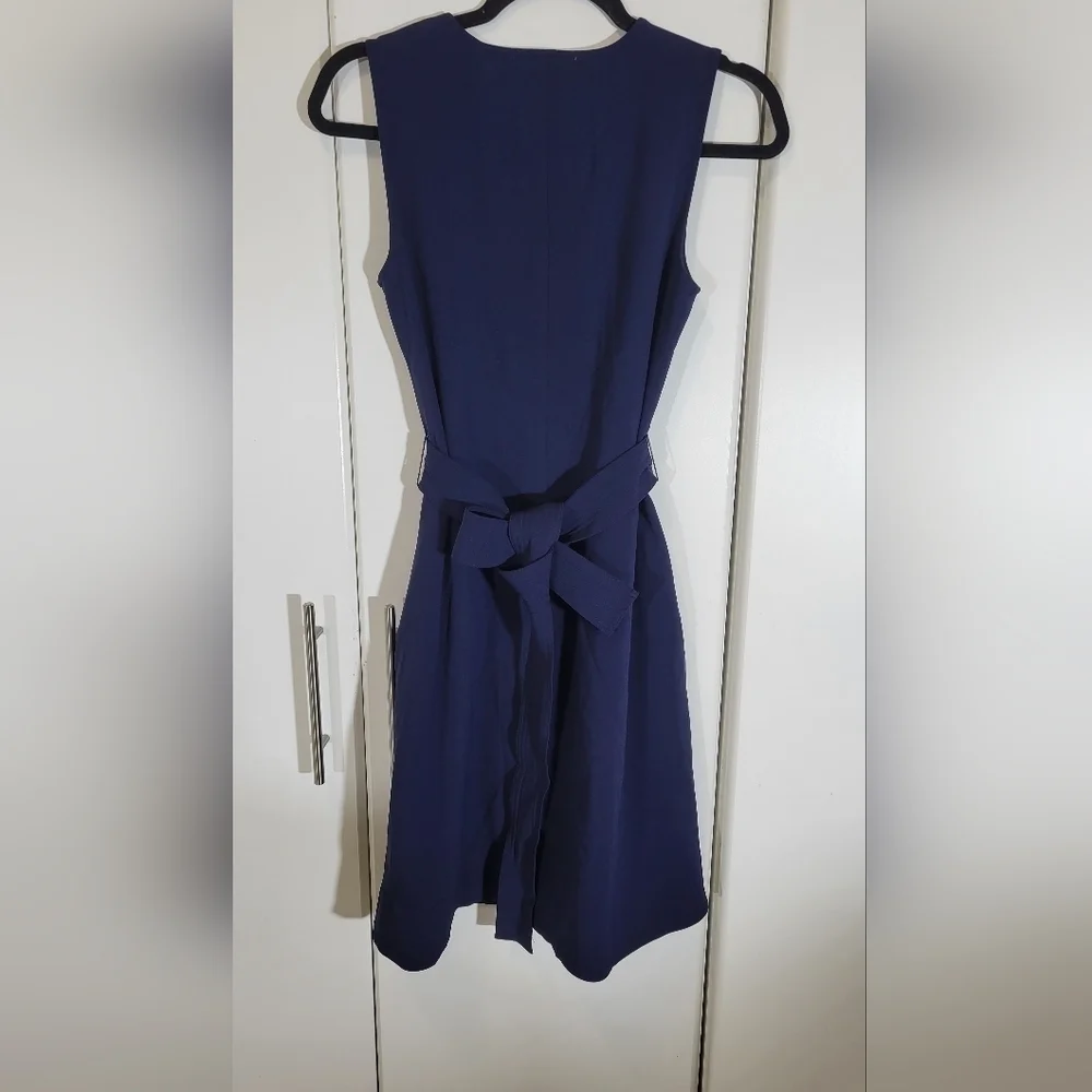 Lark & Ro Navy Sleeveless A Line Dress Size 2